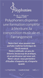 Mobile Screenshot of polyphonies.fr